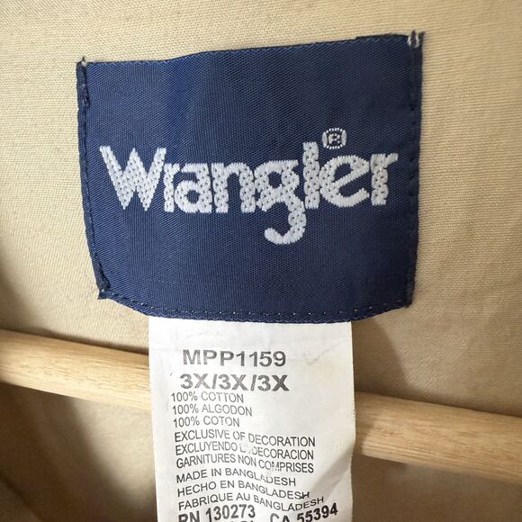 Wrangler Shirt Reno Rodeo Embroidered Contestant Cowboy Logo Competition Roping - Picture 3 of 9